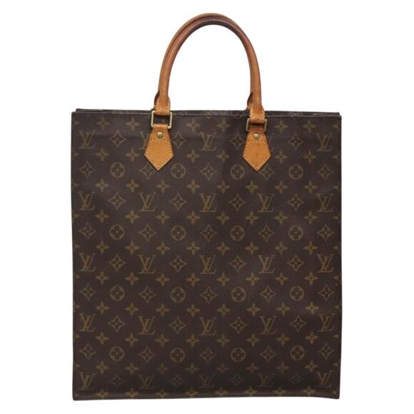 LOUIS VUITTON Monogram Sac Plat Hand Bag M51140 - Picture 3 of 12